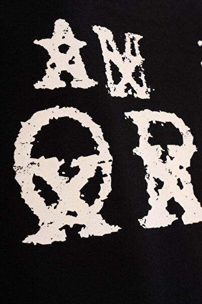 Machinist Ανδρικό I Am Not Sorry εμπριμέ μαύρο μπλουζάκι