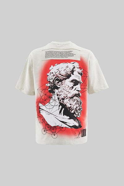 Machinist Tricou pentru bărbați Plato Oversize Space Gri