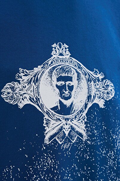 Machinist Ανδρικό μπλουζάκι Philosophers Oversize Indigo