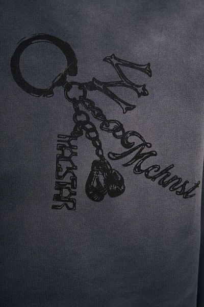 Machinist Men's Keychain Printed Washable Oversize Ghost T-Shirt