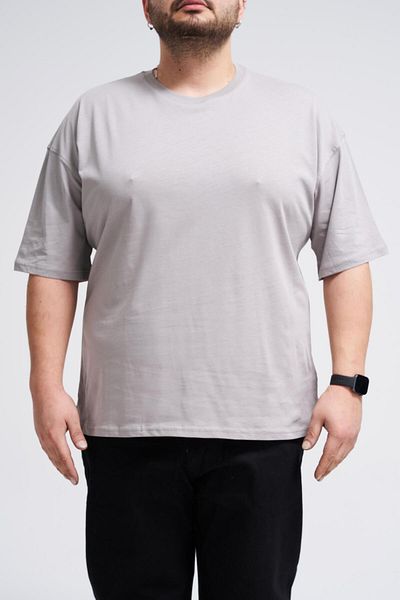 Machinist Men's Plus Size Basic Cold Gray T-Shirt