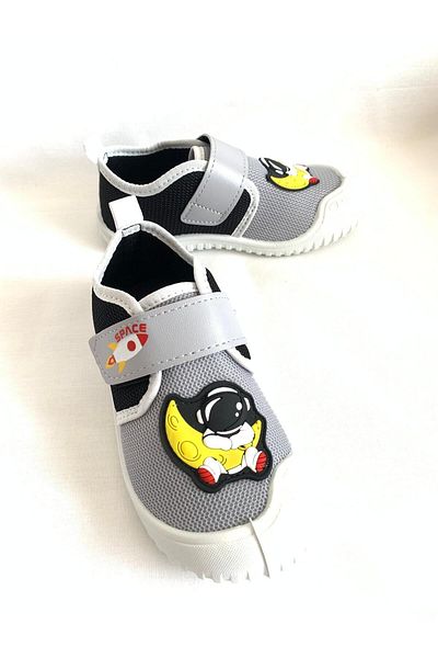 GEZER Summer Linen Boys Adjustable Shoes Astronaut Patterned
