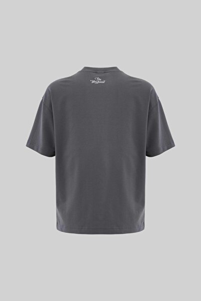 Machinist Men's Golden Tears Printed Oversize Smoked T-Shirt