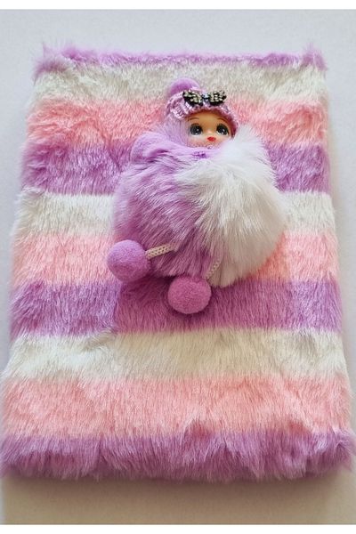 Modellino Pompom Baby Plush Memory Book - Selectable Color Note Book 80 Sheets