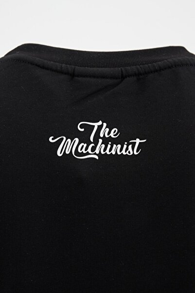 Machinist Ανδρικό Ethnic Pieces Oversize Μαύρο T-Shirt