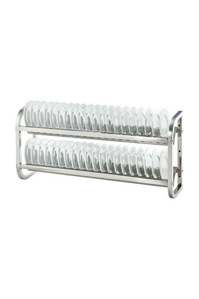 Stalgast Hanging stainless steel dish drainer for 40 plates