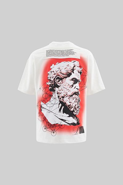 Machinist Мъжка тениска Plato Oversize Ecru
