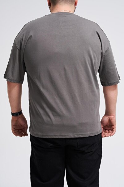 Machinist Men's Plus Size Basic Smoked T-Shirt