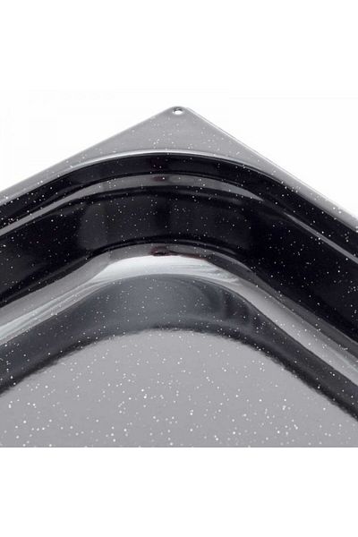 Stalgast Enamelled steel gastronorm tray, GN 2/1, 65 mm height, 650x530x65 mm