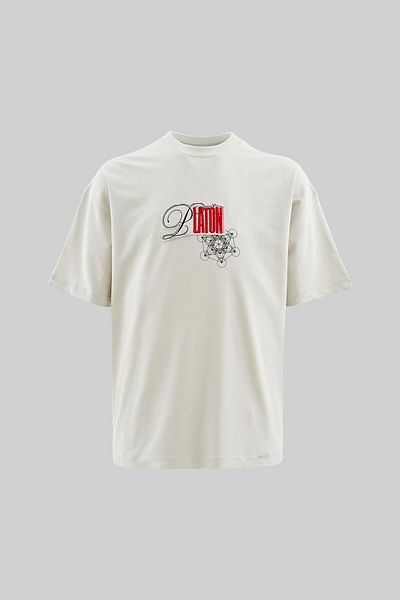 Machinist Tricou pentru bărbați Plato Oversize Space Gri