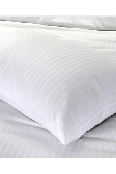 Mrs.Gugar Striped Satin White 2 Pieces 50X70 Hotel Pillow Case