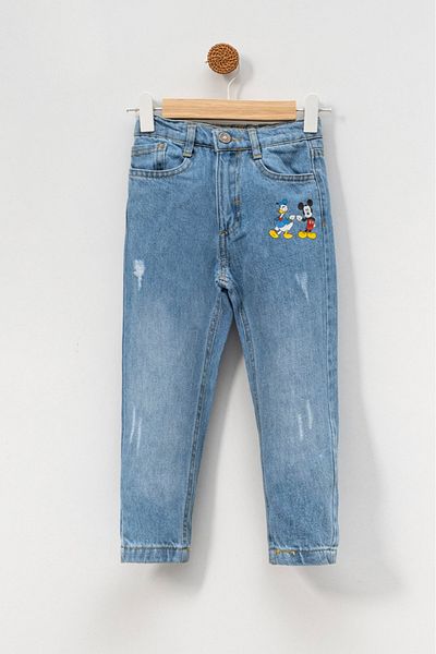 yns coolstar model unisex de sezon nou mickey/donald blugi din bumbac cu imprimeu blugi