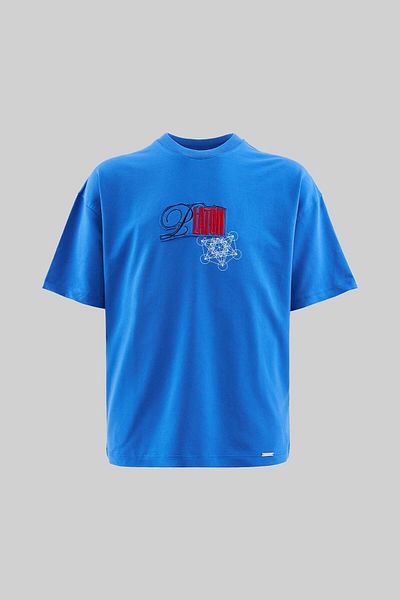 Machinist Tricou Platon Oversize Soft Blue pentru bărbați