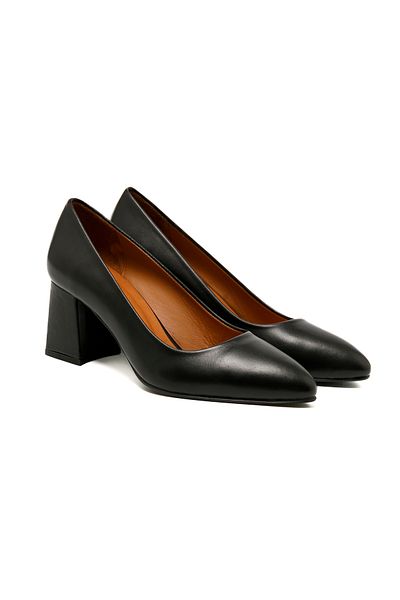 John May Women / Girls Heels / Stiletto Mar-25Y-166-512 John May Black Skin