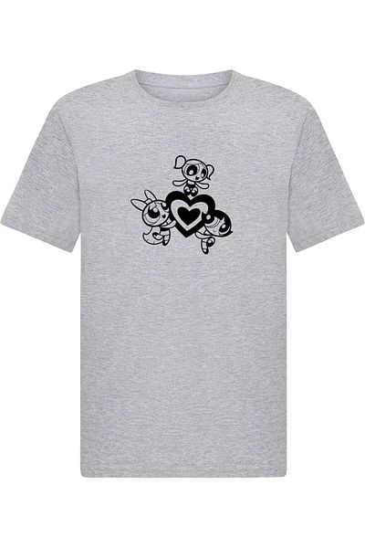 Merchcode Kinder Die Powerpuff Girls - Outline Basic Tee 2.0