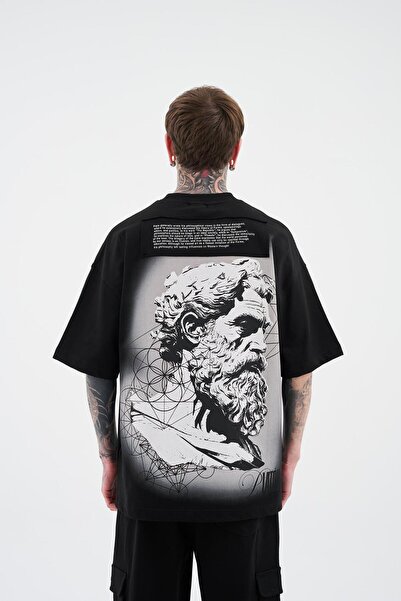 Machinist Ανδρικό μπλουζάκι Platon Oversize Μαύρο