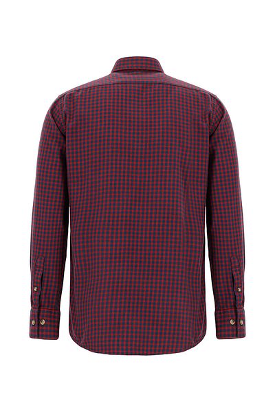 Abdullah Kiğılı Long Sleeve Slim Fit Slim Fit Lumberjack Plaid Cotton Button Collar Shirt