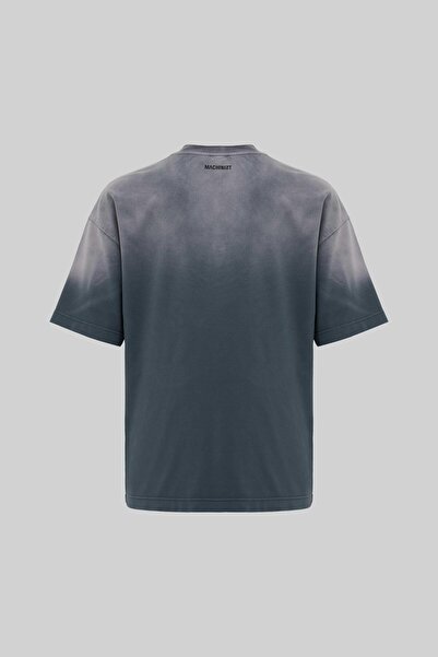 Machinist Ανδρικό μπλουζάκι Mchnst Washable Oversize Ghost