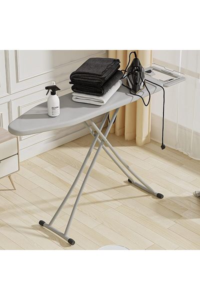 ALMUFARREJ Ironing Board, Ironing Board with Heat Resistant Cover Foldable