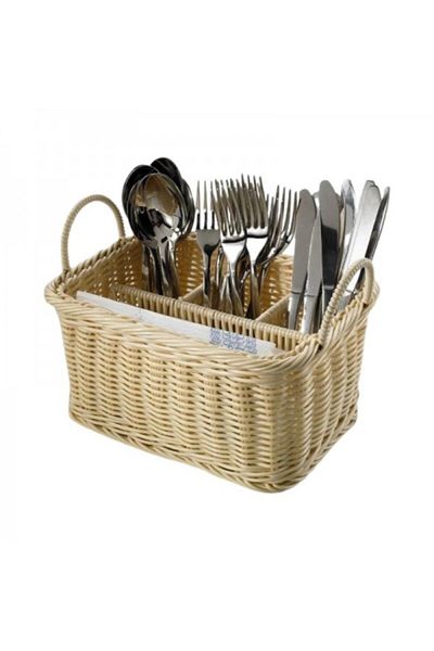 LEONE Polypropylene cutlery holder, Prestige, 23x17x13 cm