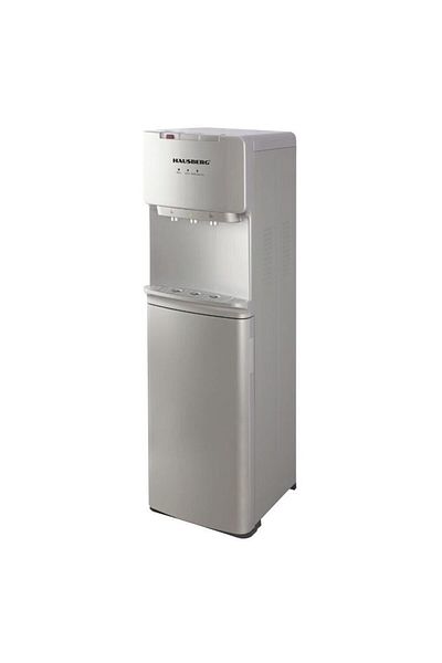 Hausberg Floor water dispenser HB-6027GR, compressor, heating 550 W, cooling 80 W, LED indicators, thermostat