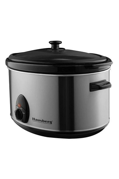 Hausberg Hausberg HB-1300 Elektrický hrnec s poklicí, žáruvzdorné sklo, 3,5 l, 200 W