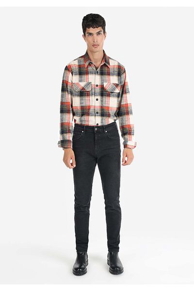 Colin's 041 Danny Slim Fit Low Waist Narrow Leg Men's Black Jean Trousers