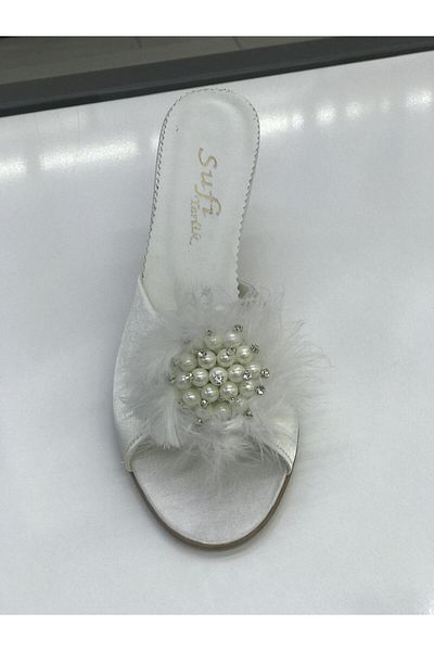HMZ Textile Gift Gift Package Stone Heelled Bride Slippers. Stone Heelled Bride's Slippers
