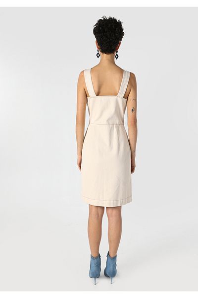 Colin's Rochie slim fit pentru femei, cu nasturi și design natural