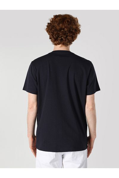 Colin's Men's Navy Blue T-Shirt - Sleeves