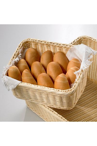LEONE Inclined cream serving basket, Prestige, 34x24x11/18 cm