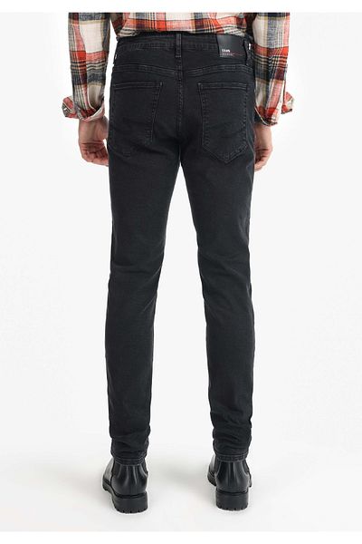 Colin's 041 Danny Slim Fit Low Waist Narrow Leg Men's Black Jean Trousers
