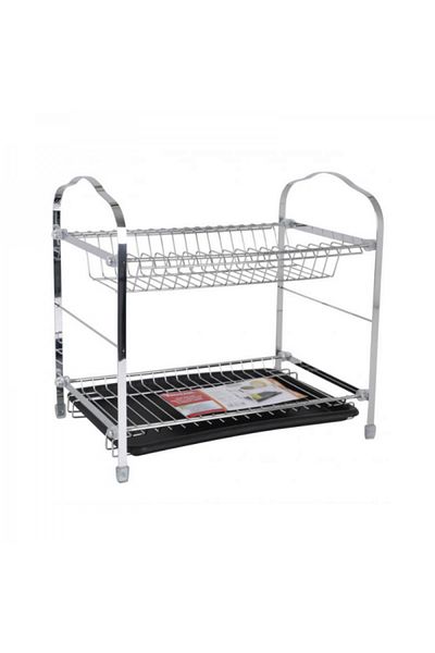 Viejo Valle 2-tier metal dish drainer, Quttin, 41x25x38 cm