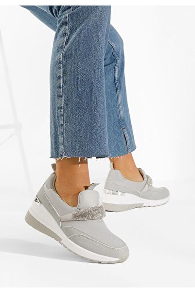 B T Shoes Sneakers με πλατφόρμα γκρι Rubica