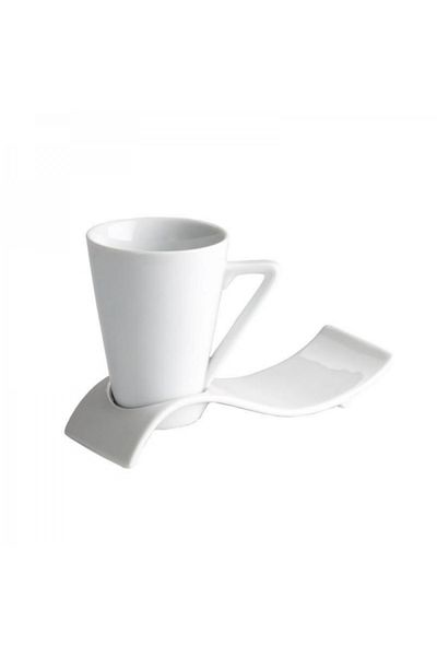 Viejo Valle Espresso cup set with wavy saucer, 50 ml