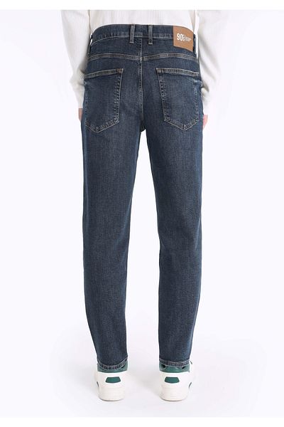 Colin's 046 Marco Straight Leg Men's Dark Blue Jean Trousers - Mid Rise Fit