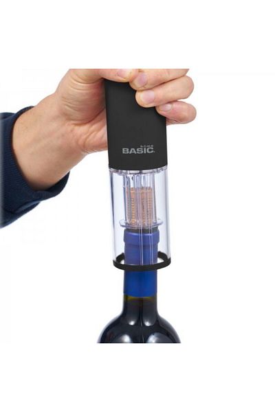 Viejo Valle Electric corkscrew with seal pliers, Home Basic, 4.5x23 cm