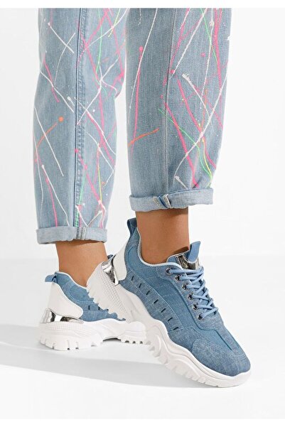 B T Shoes Tenisi dama Eniora albastri