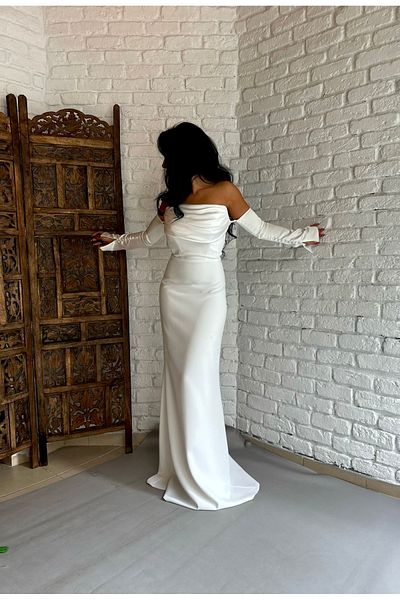 moneta boutique Γυναικείο Σατέν Αξεσουάρ Στράπλες Φόρεμα ALYA