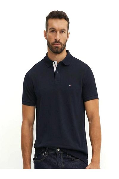 Tommy Hilfiger Hilfiger Monotype Contrast Placket Regular Polo