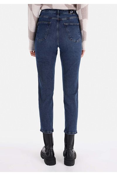 Colin's 891 Maya Slim Fit Mid Waist Shrinking Leg Women's Blue Jean Trousers
