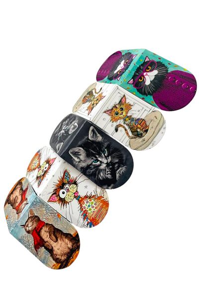 GALATA GIFT Μίνι Σελιδοδείκτης - Πέντε Μικρού μεγέθους Μαγνητικοί Σελιδοδείκτες Διπλής Όψης 5εκ