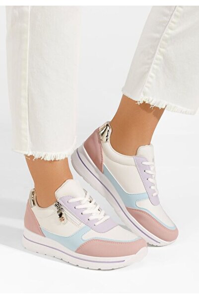 B T Shoes Positeia Γυναικεία Σνίκερς Πολύχρωμα