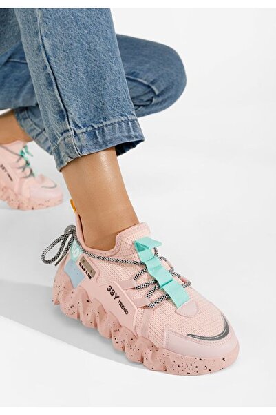 B T Shoes Tenisi dama Caledonia roz