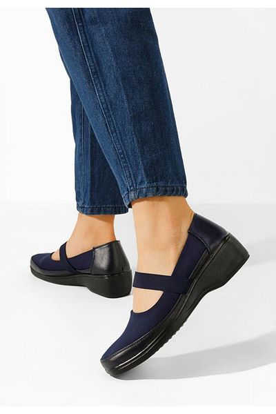 B T Shoes Pantofi cu talpa ortopedica navy Diora