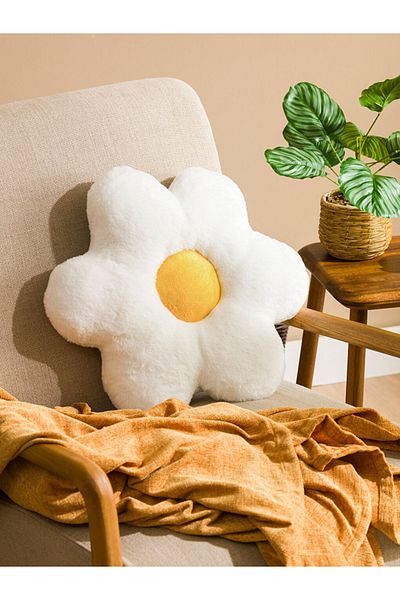 LC Waikiki Νέο Riser Daisy Figured Throw Pillow 38 cm Urbanism