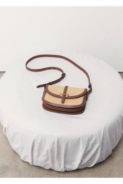 MANGO Woman Платна чанта през рамо