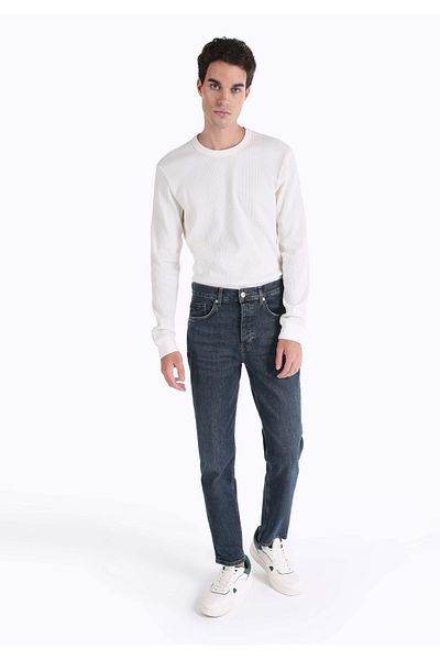 Colin's 046 Marco Straight Leg Men's Dark Blue Jean Trousers - Mid Rise Fit