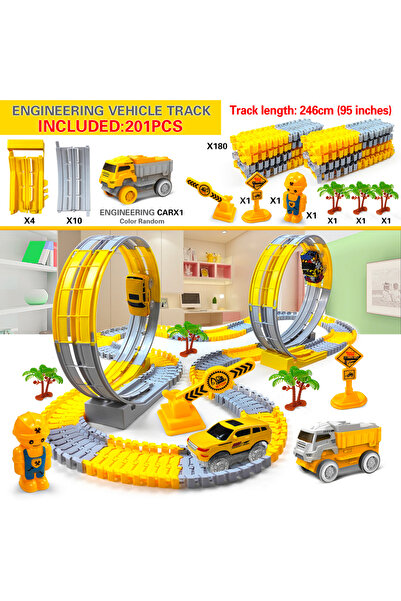 Choice1 201 Track set Children Electric Magical Flexible Track Toy Car Engine...