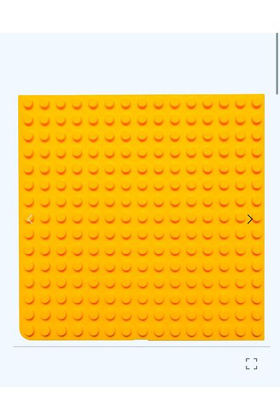 CREATİVE GAMES Ceco Toys Legoduplo Compatible Large Floor Yellow
